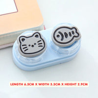 Lens Case Travel Kit - Cute Kitty-Lens Case-UNIQSO Canada