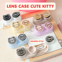 Lens Case Travel Kit - Cute Kitty-Lens Case-UNIQSO Canada