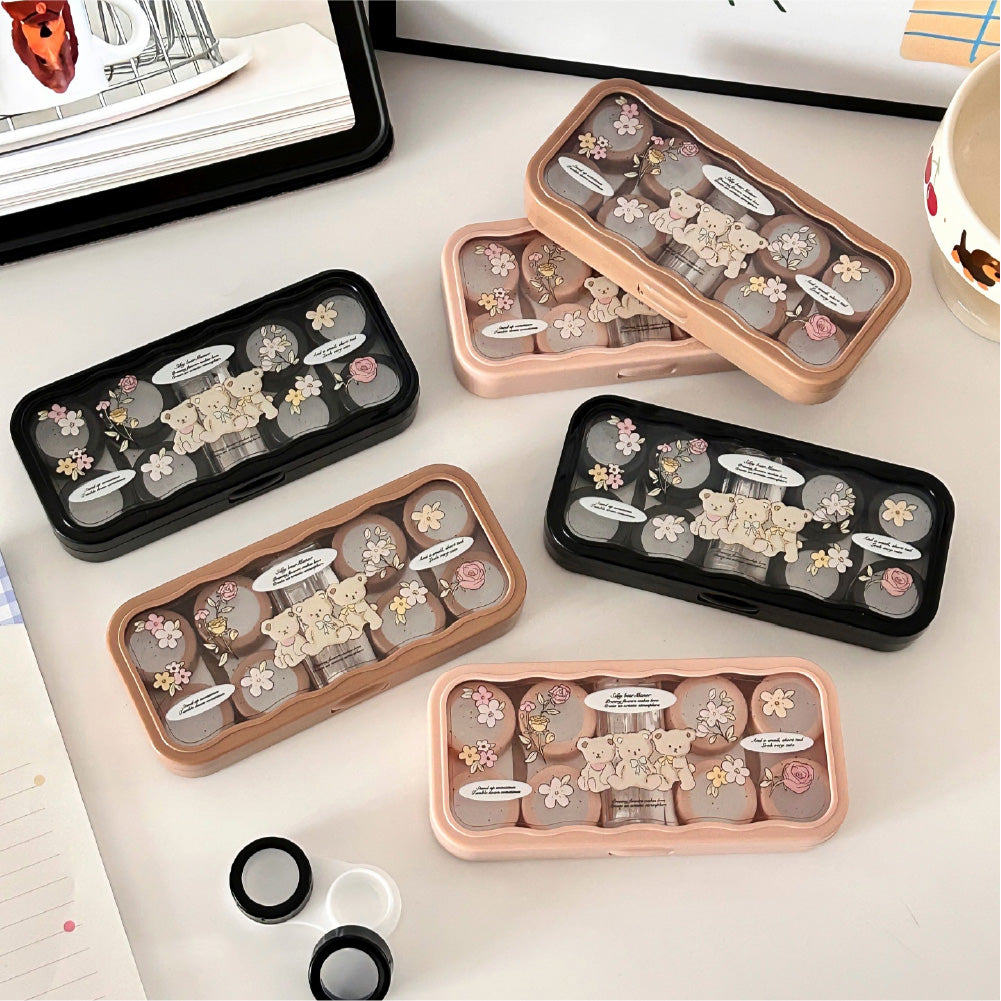 Lens Case Travel Kit - Mochi Bear-Lens Case-UNIQSO Canada