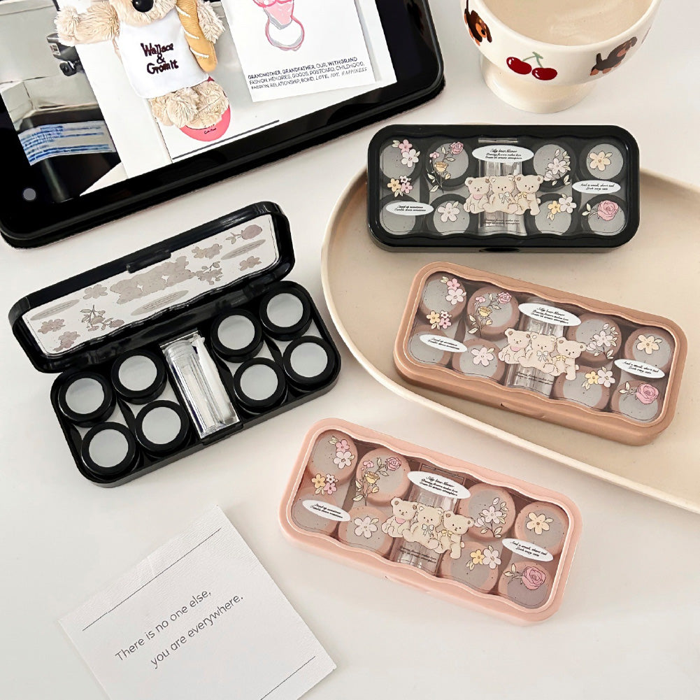Lens Case Travel Kit - Mochi Bear-Lens Case-UNIQSO Canada