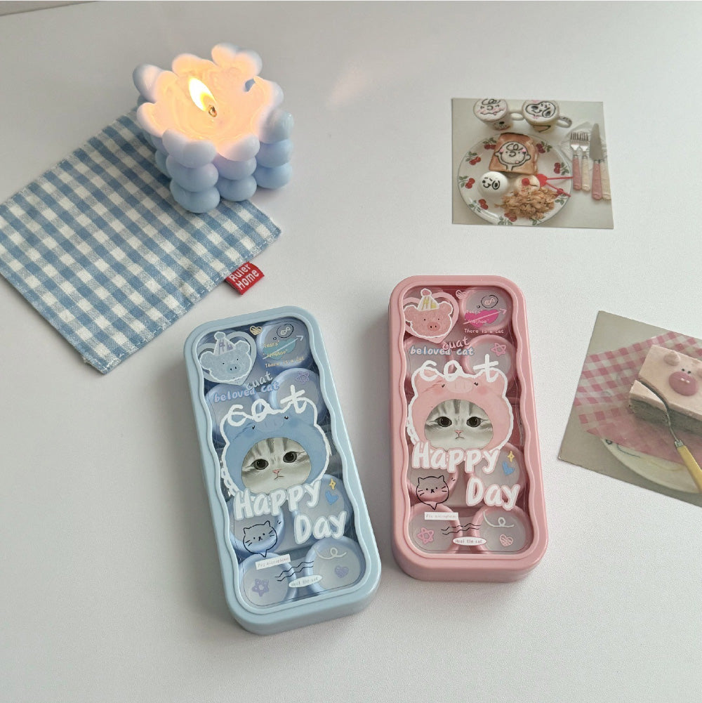 Lens Case Travel Kit - Sweet Kitty-Lens Case-UNIQSO Canada