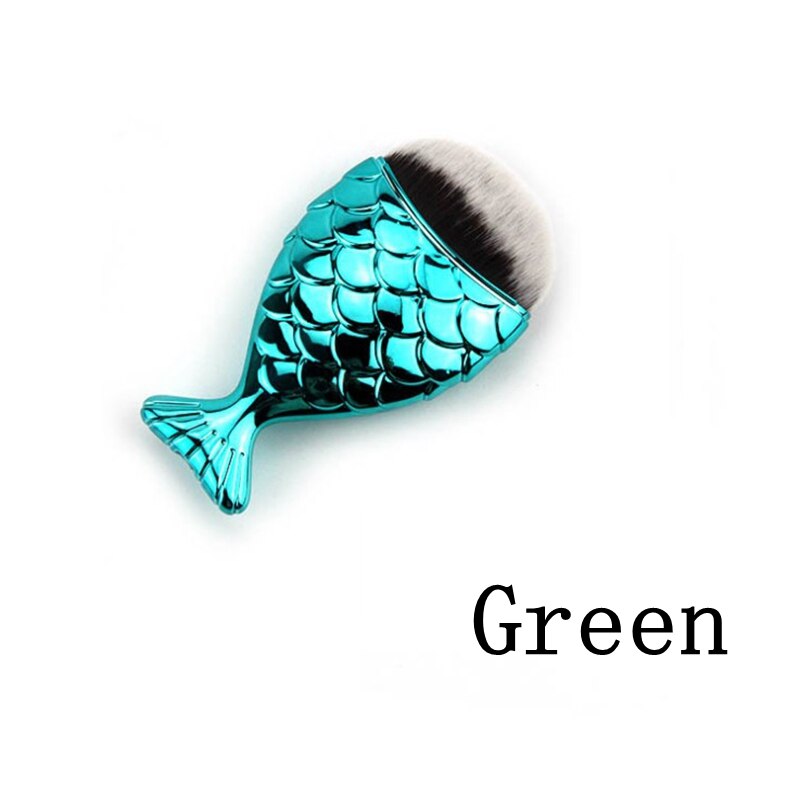 Mermaid Foundation Brush-Makeup Brushes-UNIQSO Canada