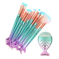 Mermaid Makeup Brushes-Makeup Brushes-UNIQSO Canada