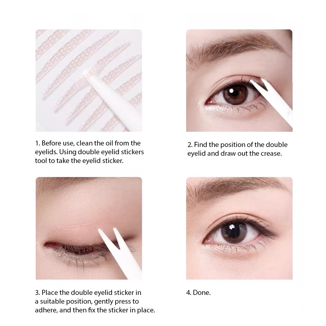 Motonozen Double Eyelid Sticker (Single-sided)-Eye Makeup Tool-UNIQSO Canada