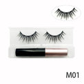 Natural Long Faux Mink Magnetic Eyelashes With Eyeliner-Magnetic Eyelash-UNIQSO Canada