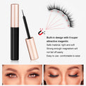 Natural Long Faux Mink Magnetic Eyelashes With Eyeliner-Magnetic Eyelash-UNIQSO Canada