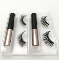 Natural Long Faux Mink Magnetic Eyelashes With Eyeliner-Magnetic Eyelash-UNIQSO Canada