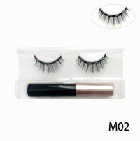 Natural Long Faux Mink Magnetic Eyelashes With Eyeliner-Magnetic Eyelash-UNIQSO Canada