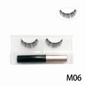 Natural Long Faux Mink Magnetic Eyelashes With Eyeliner-Magnetic Eyelash-UNIQSO Canada