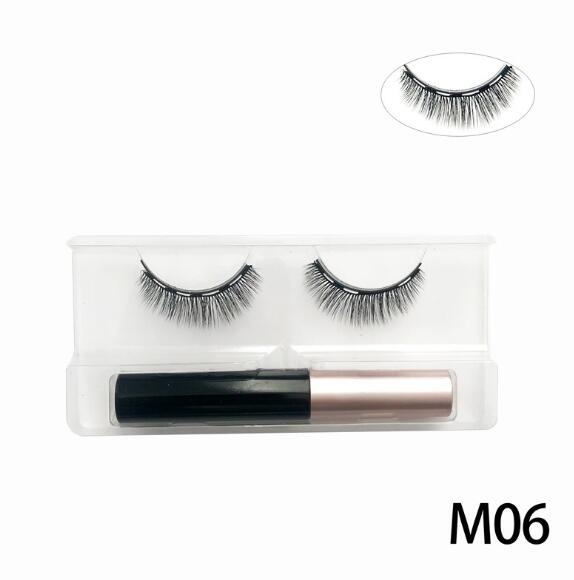 Natural Long Faux Mink Magnetic Eyelashes With Eyeliner-Magnetic Eyelash-UNIQSO Canada