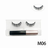 Natural Long Faux Mink Magnetic Eyelashes With Eyeliner-Magnetic Eyelash-UNIQSO Canada