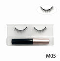 Natural Long Faux Mink Magnetic Eyelashes With Eyeliner-Magnetic Eyelash-UNIQSO Canada