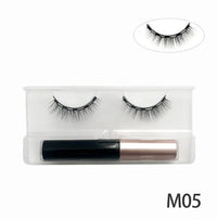 Natural Long Faux Mink Magnetic Eyelashes With Eyeliner-Magnetic Eyelash-UNIQSO Canada