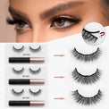 Natural Long Faux Mink Magnetic Eyelashes With Eyeliner-Magnetic Eyelash-UNIQSO Canada