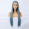 Premium Wig - Charming Victoria Long Straight Blue Hair Wigs-Lace Front Wig-UNIQSO Canada