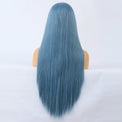 Premium Wig - Charming Victoria Long Straight Blue Hair Wigs-Lace Front Wig-UNIQSO Canada