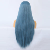 Premium Wig - Charming Victoria Long Straight Blue Hair Wigs-Lace Front Wig-UNIQSO Canada