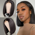 Premium Wig - Classy Chic Front Lace Middle Part Bob-Lace Front Wig-UNIQSO Canada