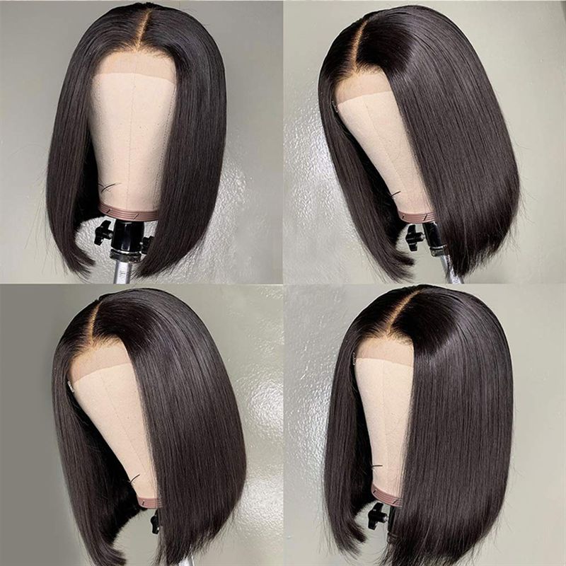 Premium Wig - Classy Chic Front Lace Middle Part Bob-Lace Front Wig-UNIQSO Canada