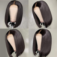 Premium Wig - Classy Chic Front Lace Middle Part Bob-Lace Front Wig-UNIQSO Canada