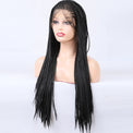 Premium Wig - Elvira Front Lace Long Braided Wigs-Lace Front Wig-UNIQSO Canada