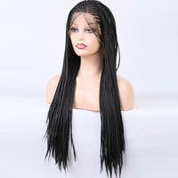 Premium Wig - Elvira Front Lace Long Braided Wigs-Lace Front Wig-UNIQSO Canada