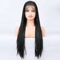 Premium Wig - Elvira Front Lace Long Braided Wigs-Lace Front Wig-UNIQSO Canada