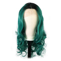 Premium Wig - Emerald Green Sleek Extra Long Lace Front Wig-Lace Front Wig-UNIQSO Canada