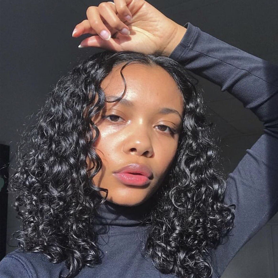 Premium Wig - Glamorous Curls Euro-American Short Curly Hair Wig-Lace Front Wig-UNIQSO Canada