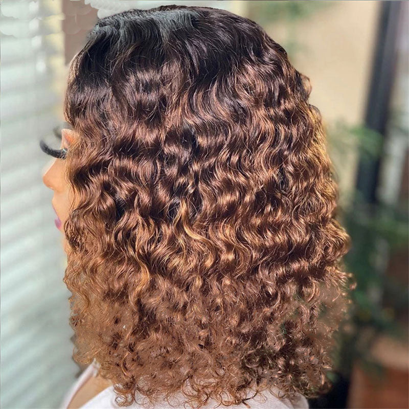 Premium Wig - Glamorous Curls Euro-American Short Curly Hair Wig-Lace Front Wig-UNIQSO Canada