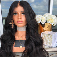 Premium Wig - Mid-Section Long Curly Big Wave Fluffy Lace Front-Lace Front Wig-UNIQSO Canada