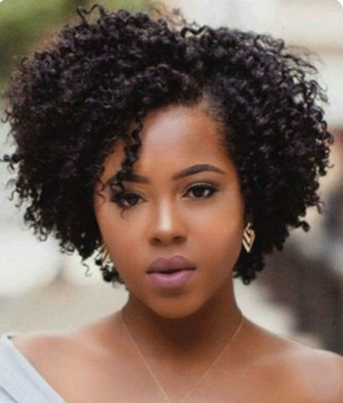 Premium Wig - Sheen Curls African Female Lace Wig-Lace Front Wig-UNIQSO Canada