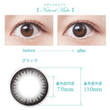 SEED Eye Coffret 1 Day UV M Clear Accent - Natural Make-Colored Contacts-UNIQSO Canada