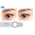 SEED Monthly Color Lens UV - Dark Gray-Colored Contacts-UNIQSO Canada