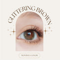 SEED Monthly Color Lens UV - Glittering Brown-Colored Contacts-UNIQSO Canada