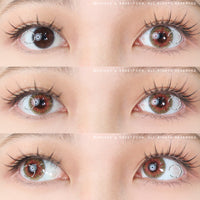 Sweety 3 Tones Honey (1 lens/pack)-Colored Contacts-UNIQSO Canada