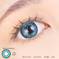 Sweety Akaten Blue (1 lens/pack)-Colored Contacts-UNIQSO Canada