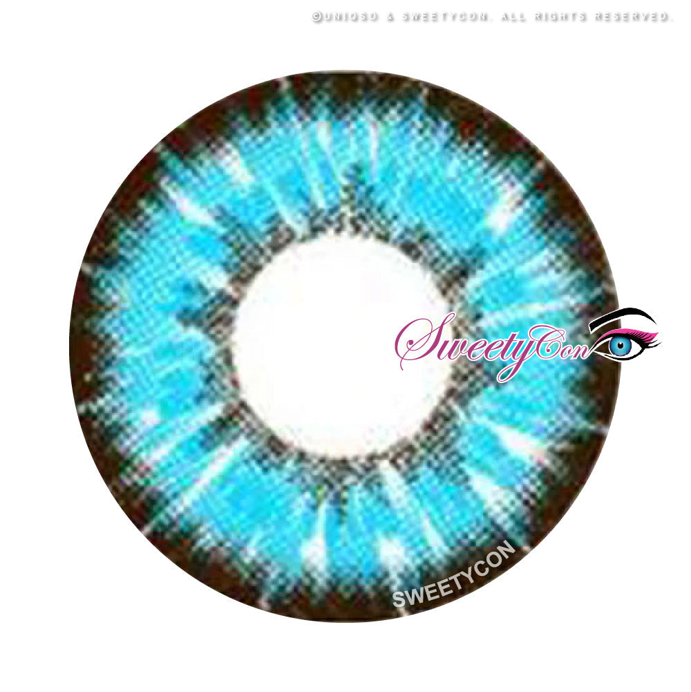 Sweety Akaten Blue (1 lens/pack)-Colored Contacts-UNIQSO Canada
