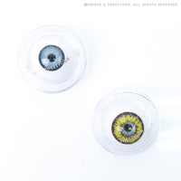 Sweety Akaten Yellow (1 lens/pack)-Colored Contacts-UNIQSO Canada