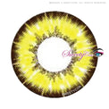 Sweety Akaten Yellow (1 lens/pack)-Colored Contacts-UNIQSO Canada