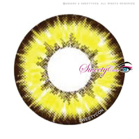 Sweety Akaten Yellow (1 lens/pack)-Colored Contacts-UNIQSO Canada