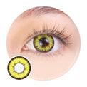 Sweety Akaten Yellow (1 lens/pack)-Colored Contacts-UNIQSO Canada