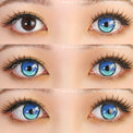 Sweety Anime 2 Cyan Turquoise (1 lens/pack)-Colored Contacts-UNIQSO Canada