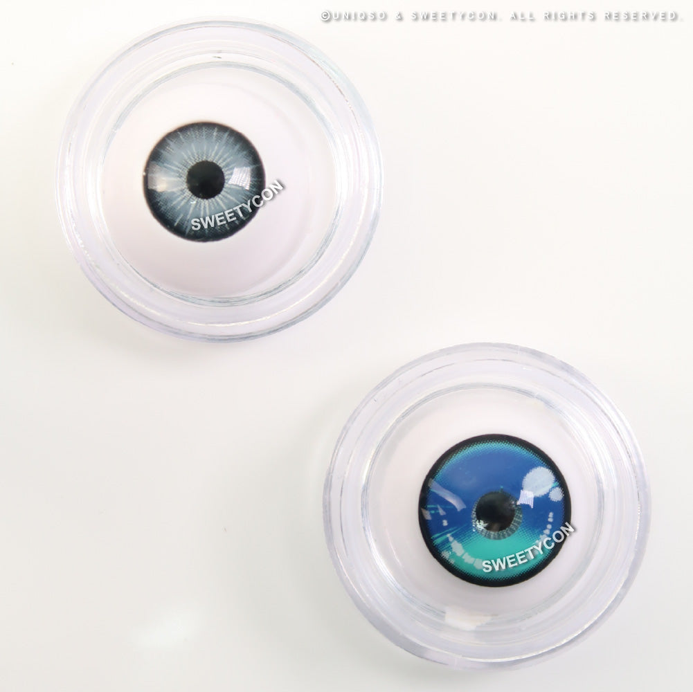 Sweety Anime 2 Cyan Turquoise (1 lens/pack)-Colored Contacts-UNIQSO Canada