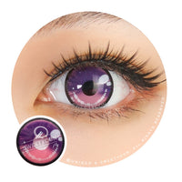 Sweety Anime 2 Purple Pink (1 lens/pack)-Colored Contacts-UNIQSO Canada