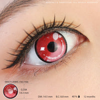 Sweety Anime 2 Red Pink (1 lens/pack)-Colored Contacts-UNIQSO Canada