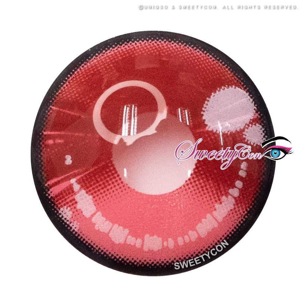 Sweety Anime 2 Red Pink (1 lens/pack)-Colored Contacts-UNIQSO Canada