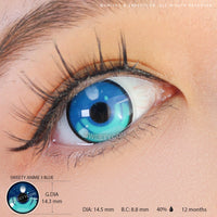 Sweety Anime 3 Blue (1 lens/pack)-Colored Contacts-UNIQSO Canada