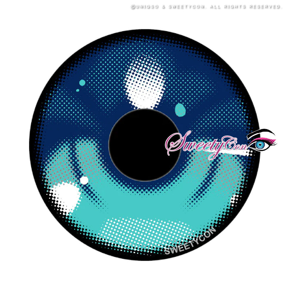 Sweety Anime 3 Blue (1 lens/pack)-Colored Contacts-UNIQSO Canada