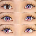Sweety Anime 3 Violet (1 lens/pack)-Colored Contacts-UNIQSO Canada